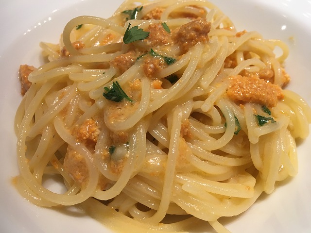 生ウニのスパゲティ