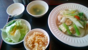 東京茶楼　燕（えん） 海老と野菜の焼きそば 蔬菜鲜虾炒面