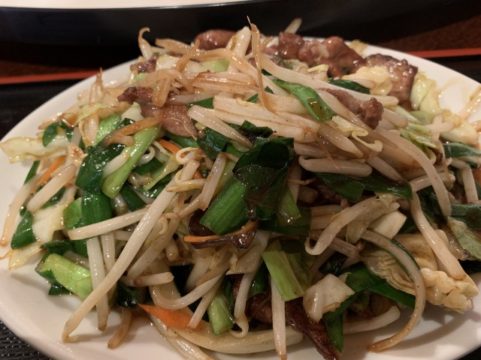 レバニラ炒め
