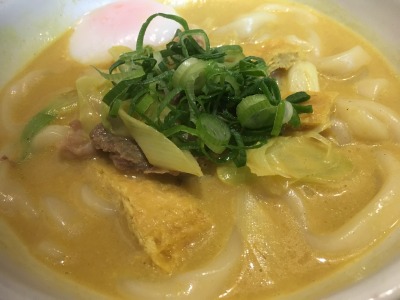 千吉カレーうどん（和風だしにミルクを加えたオリジナル）  千吉カレーうどん（和風だしにミルクを加えたオリジナル） 