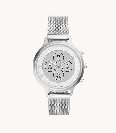 CHARTER ステンレススチール ハイブリッドスマートウォッチHR 出典：https://www.fossil.com/ja-jp/products/charter-%E3%82%B9%E3%83%86%E3%83%B3%E3%83%AC%E3%82%B9%E3%82%B9%E3%83%81%E3%83%BC%E3%83%AB-%E3%83%8F%E3%82%A4%E3%83%96%E3%83%AA%E3%83%83%E3%83%89%E3%82%B9%E3%83