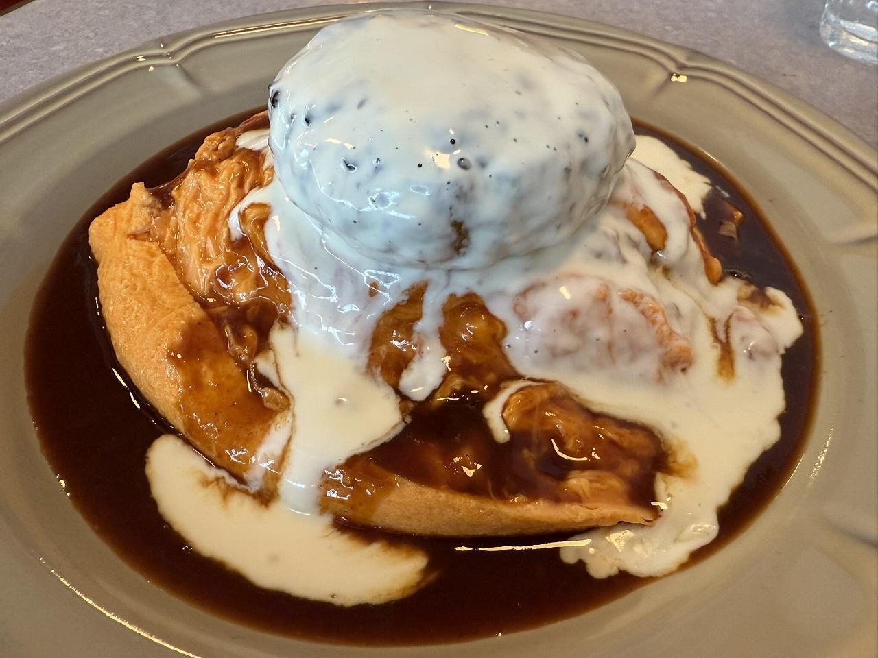 ダブルチーズハンバーグオムライス ダブルチーズハンバーグオムライス