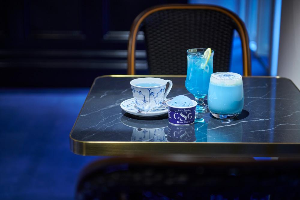 カフェメニュー 出典：https://www.curensology.jp/csgbluecafe/