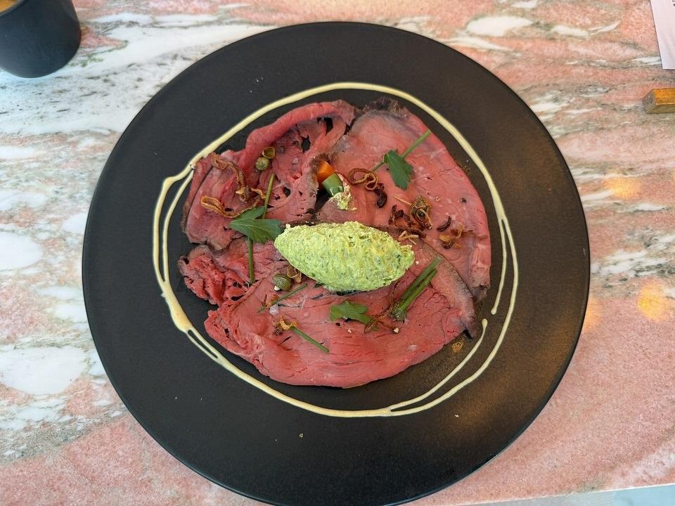 【LUNCH】Près de L’ASコース 和牛ロースト・ビーフ カフェドパリ