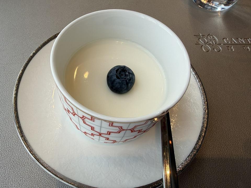 原宿ランチセット 本日のデザート:杏仁豆腐