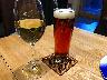 ビールと白ワイン