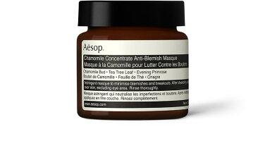 出典：https://www.aesop.com/jp/p/skin/treat-masque/chamomile-concentrate-anti-blemish-masque/