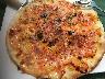 ベーコンたっぷりのpizza