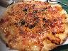 ベーコンたっぷりのpizza